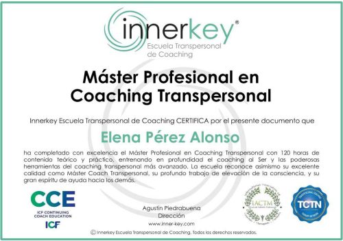 Máster Profesional en Coaching Transpersonal - diploma - Innerkey Coaching